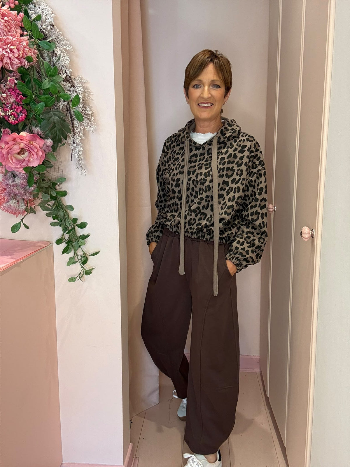 Lola Leopard Cropped Hoodie-2