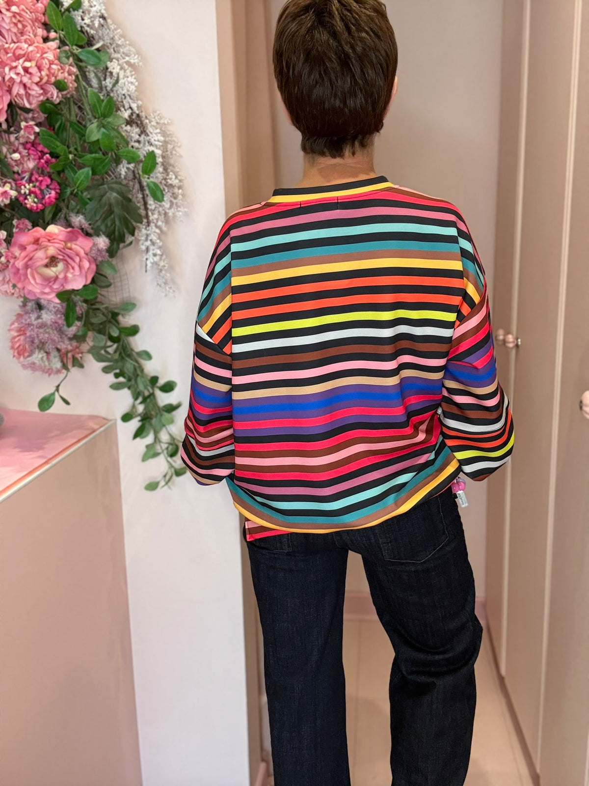 Molly Rainbow Stripe Top-3