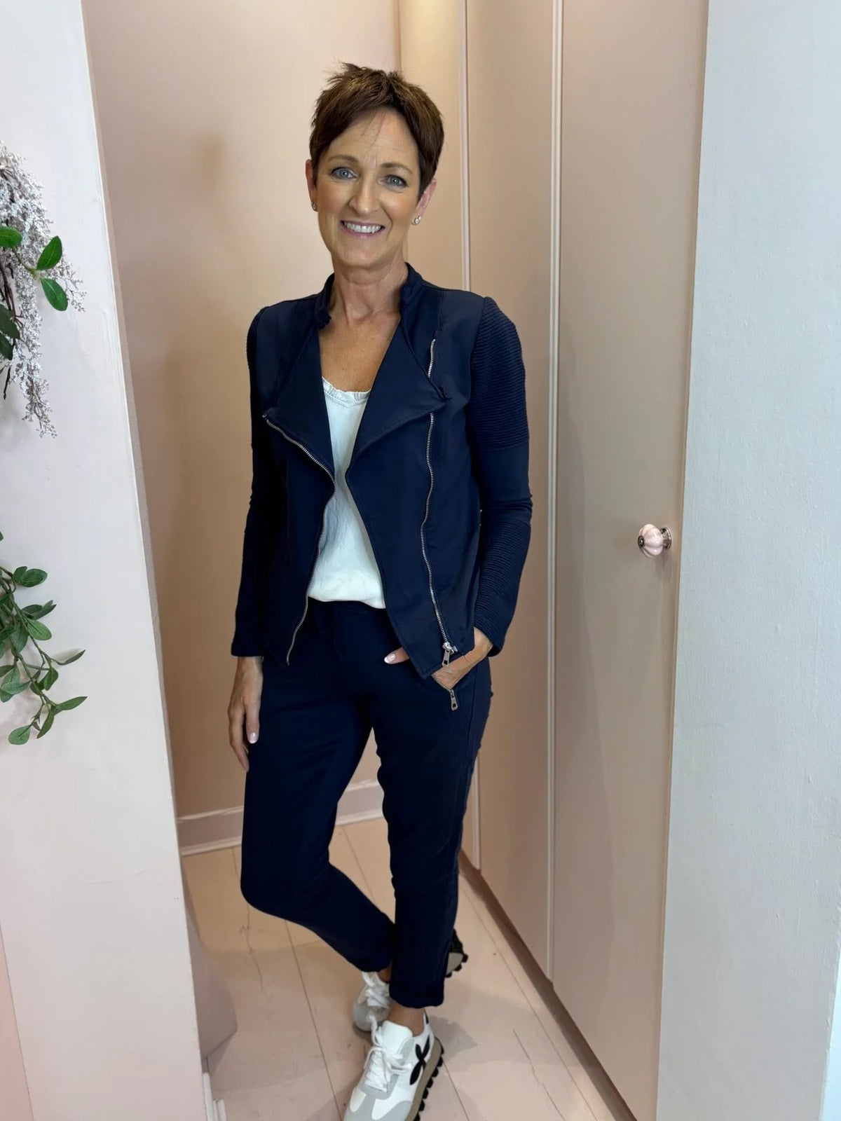 DECK Cotton Biker Jacket-3