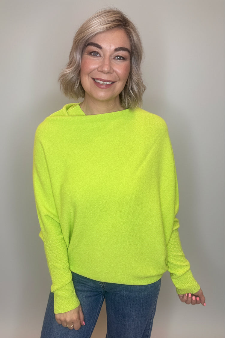 Asymmetrical Poncho Knit-4