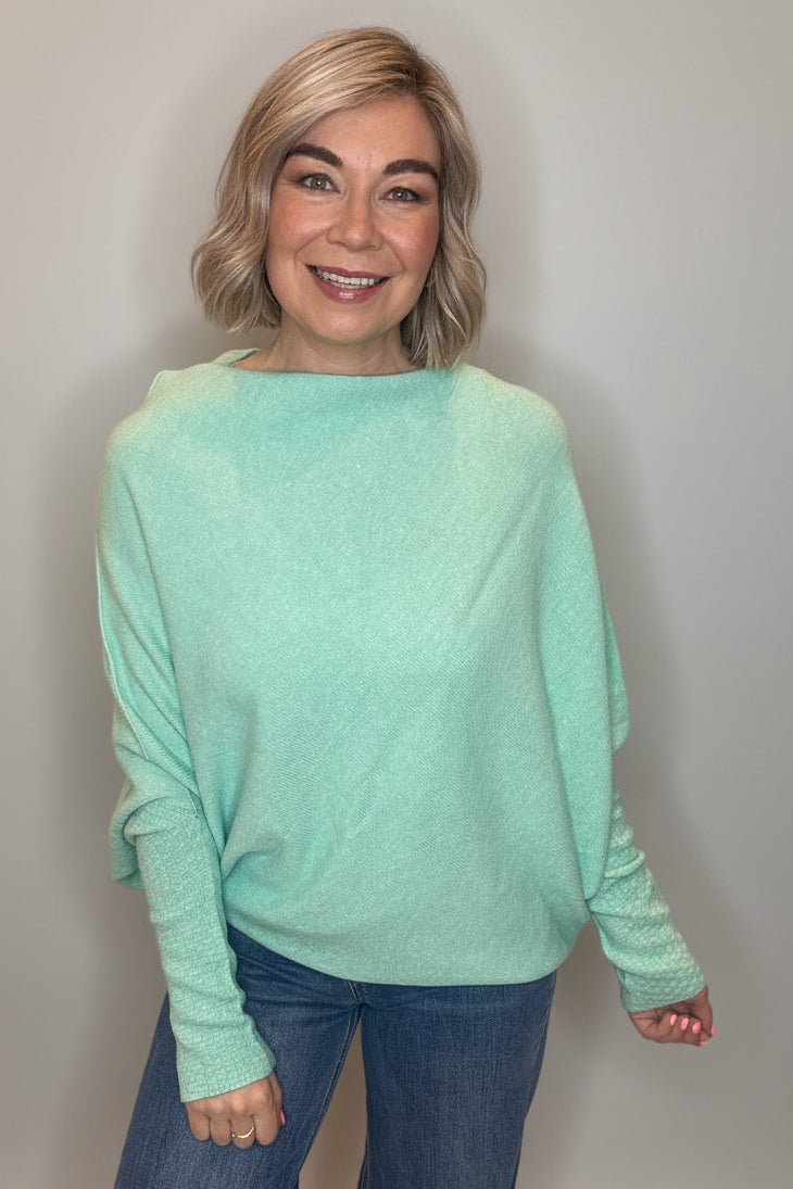 Asymmetrical Poncho Knit-7