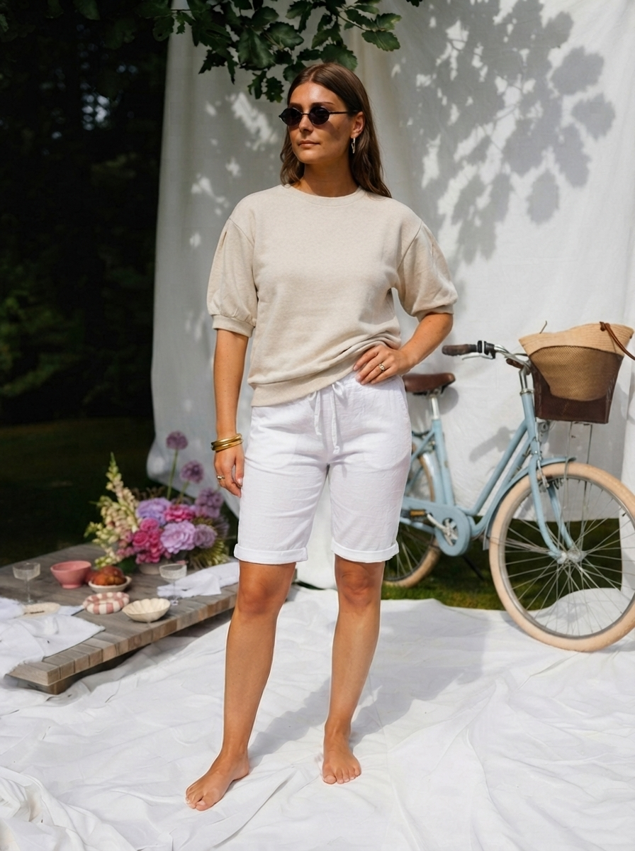 Soft Touch Puff Hem Top-4