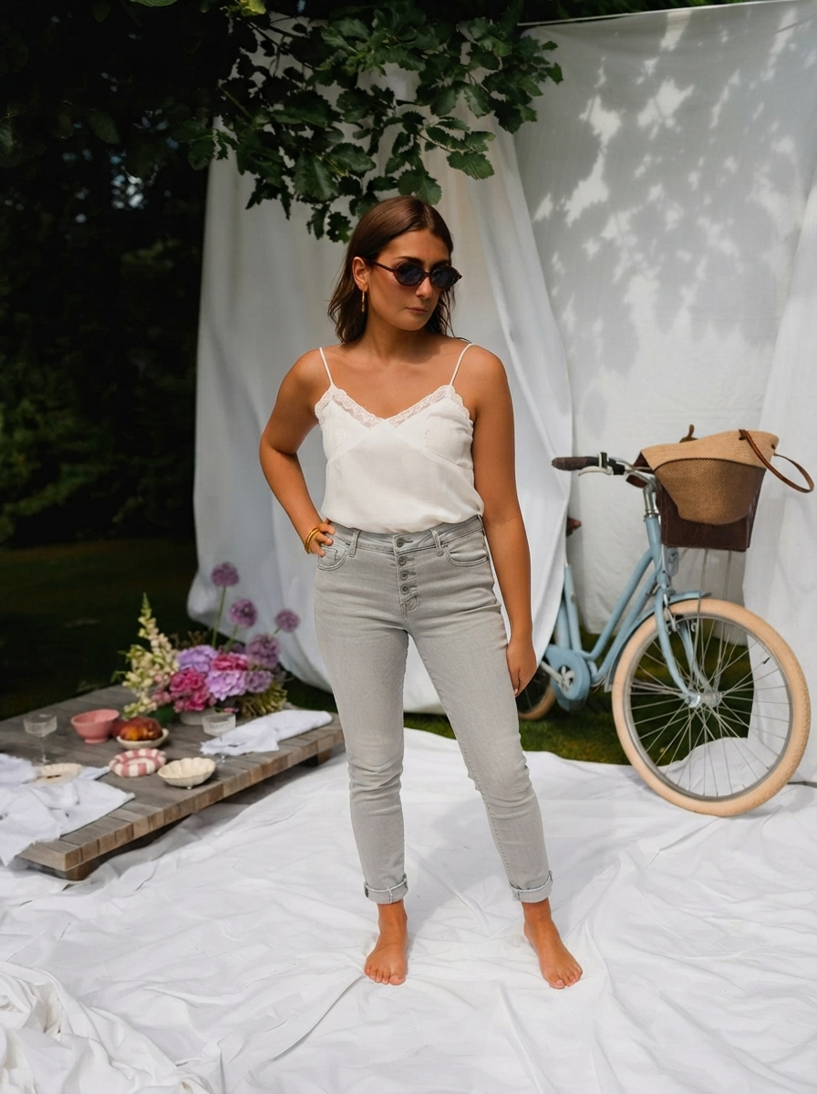 Melly Super Soft Jeans – Button-2