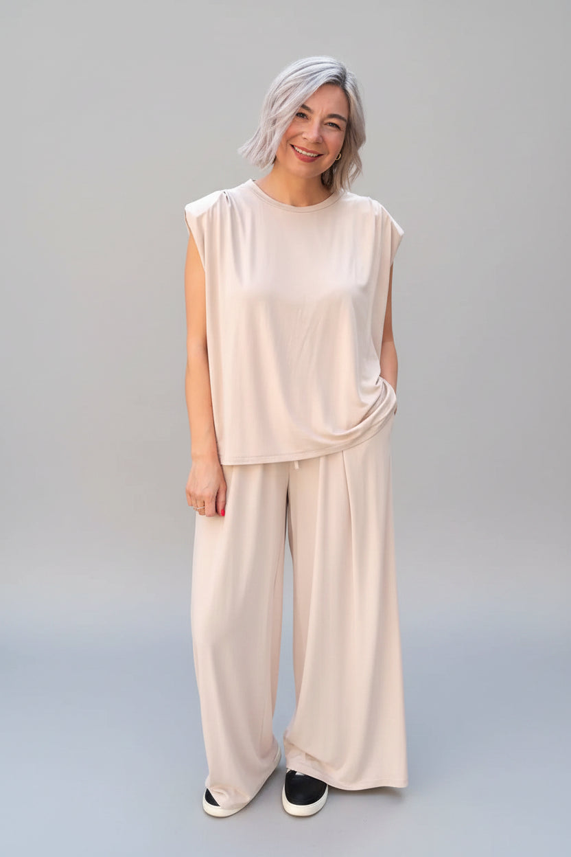 Super Soft Wide Leg Trousers-6
