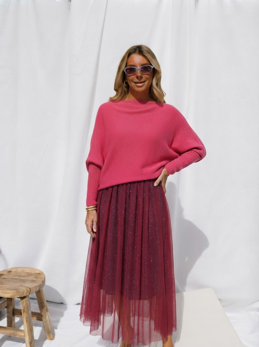 Asymmetrical Poncho Knit-7