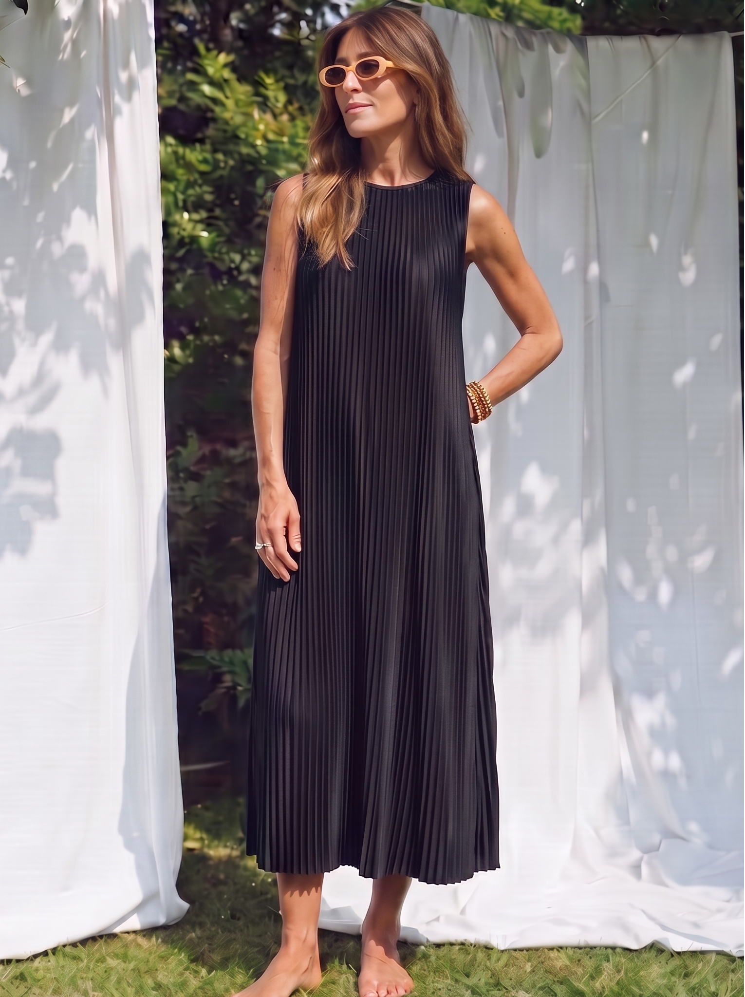 Celine Pleated Dress