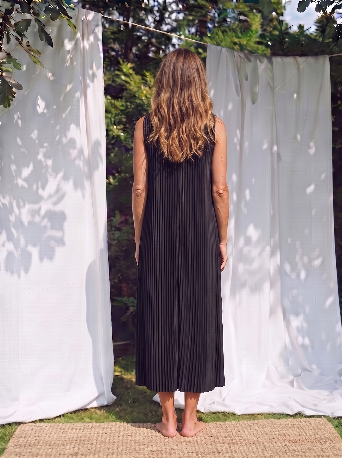 Celine Pleated Dress-2