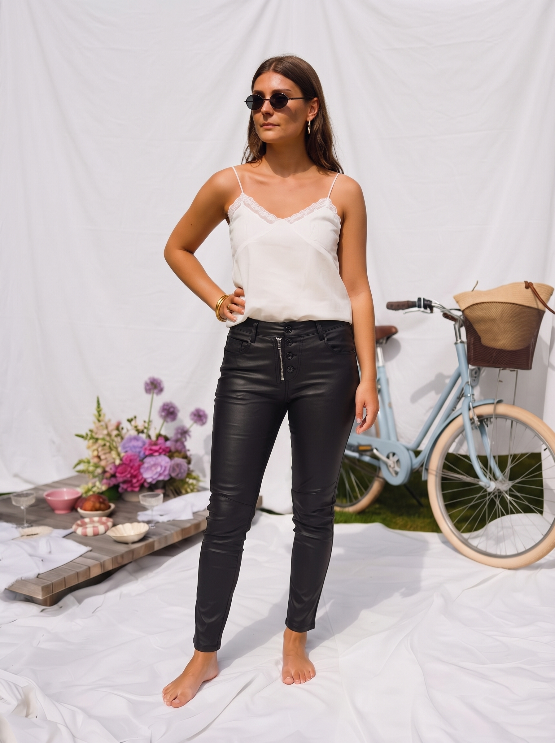 Mellys Leather-Look Button-1