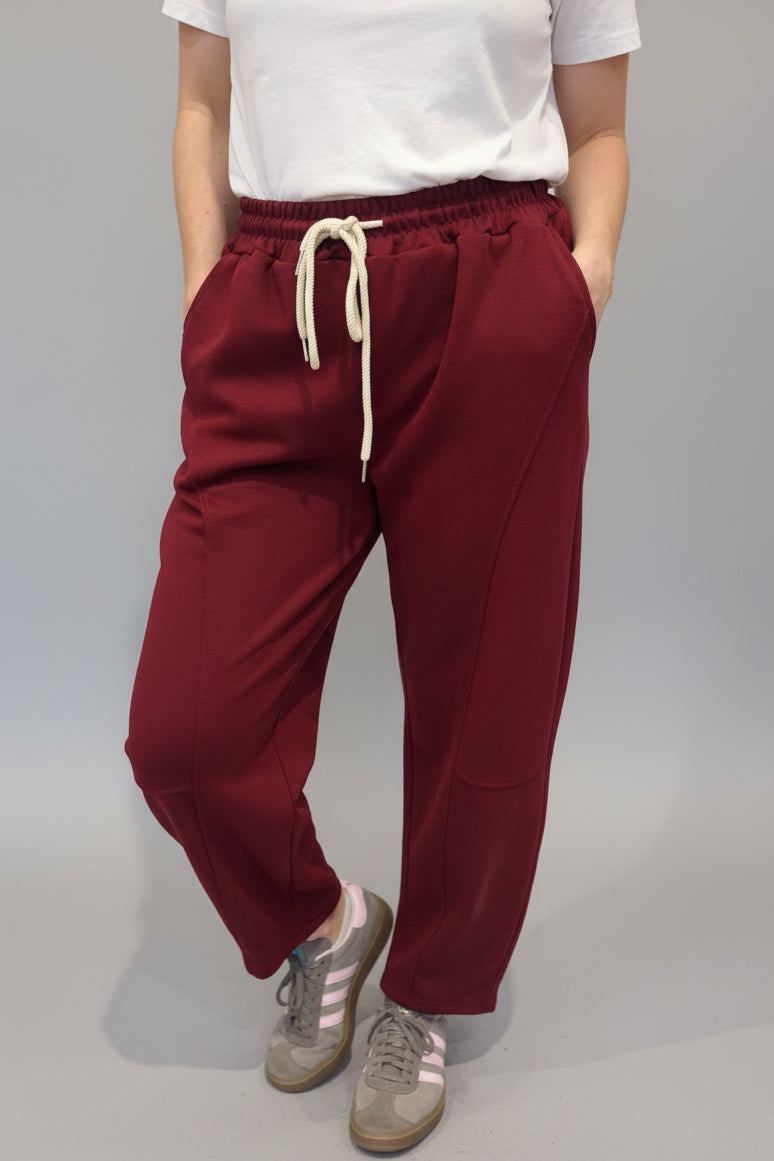 Cotton Barrel Joggers-8