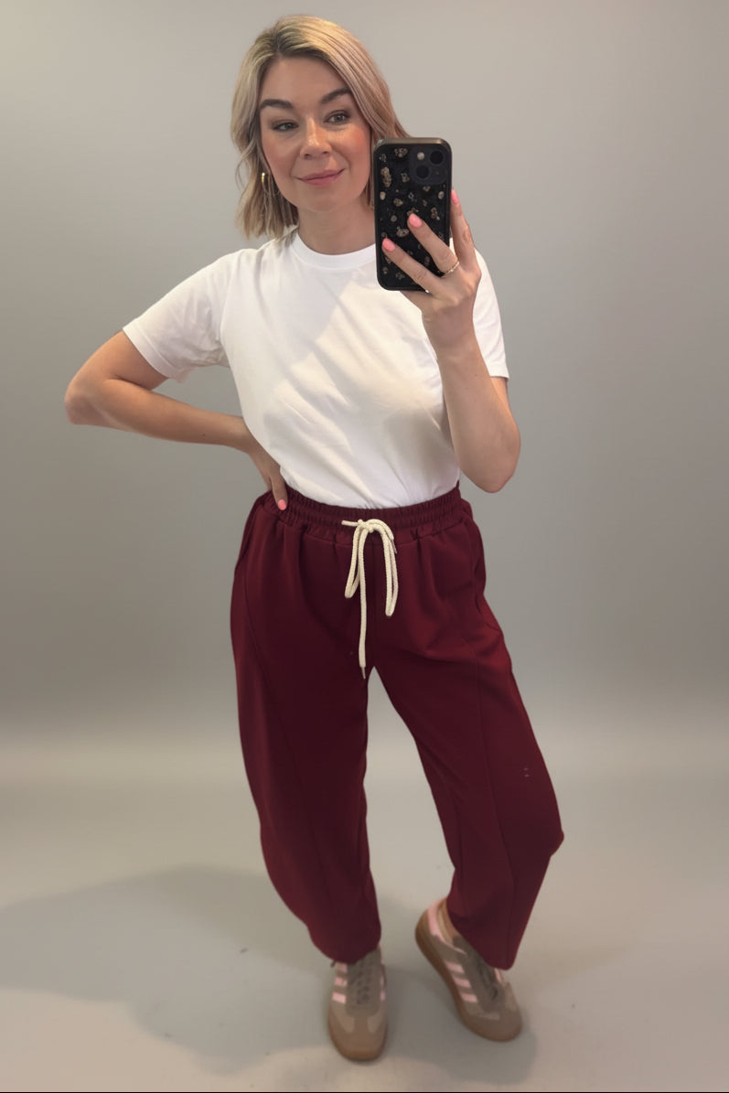Cotton Barrel Joggers-10