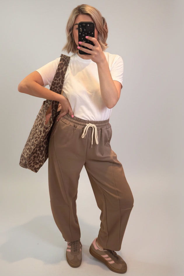 Cotton Barrel Joggers-6