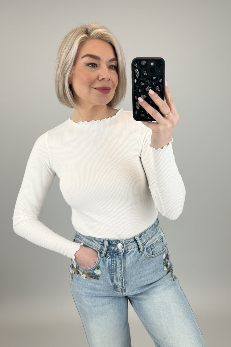JJXX Hayden Top - Cream-2