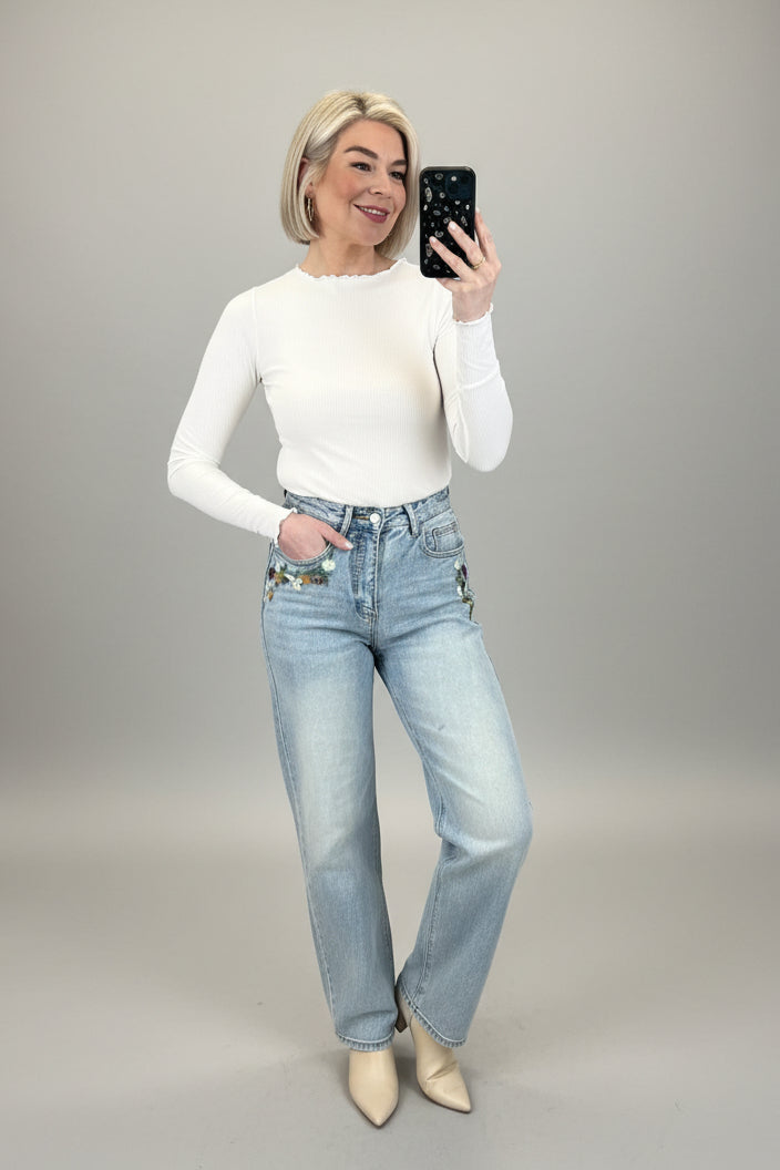 JJXX Hayden Top - Cream-4