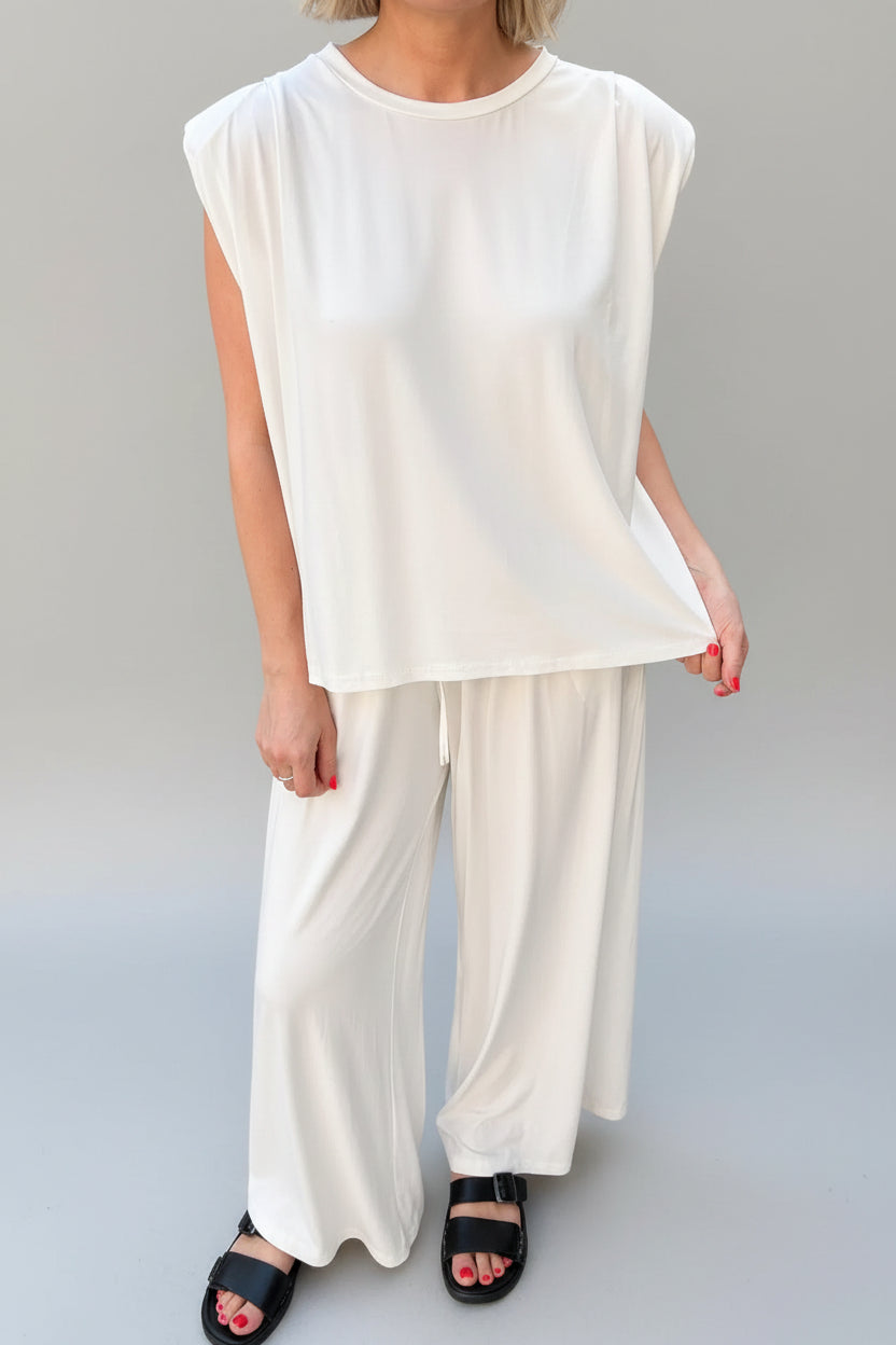 Super Soft Wide Leg Trousers-8