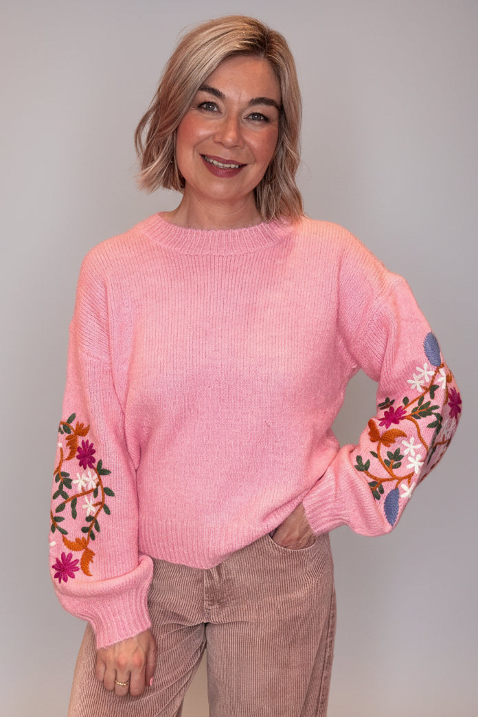 Florence Embroidered Knit-1