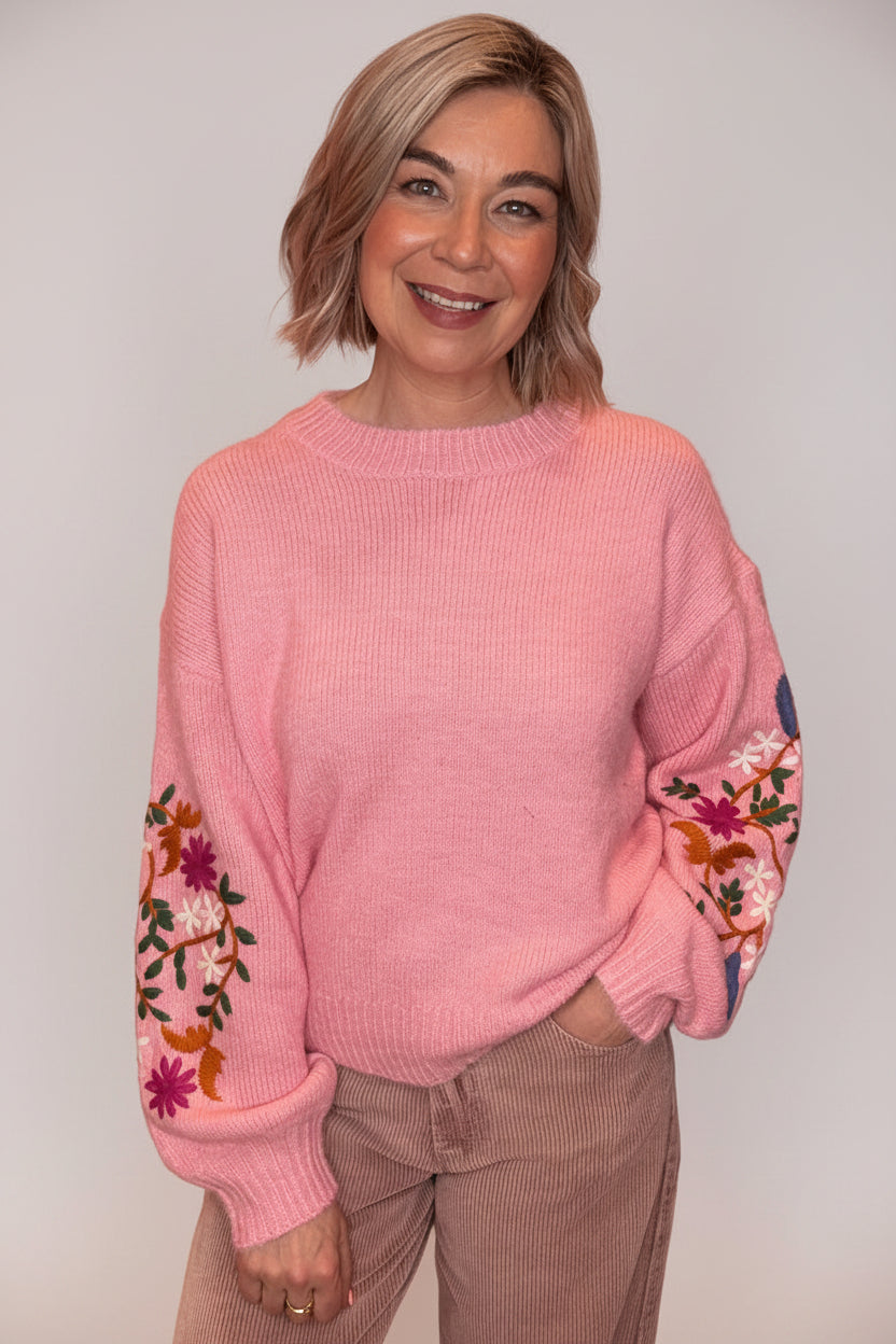 Florence Embroidered Knit-3