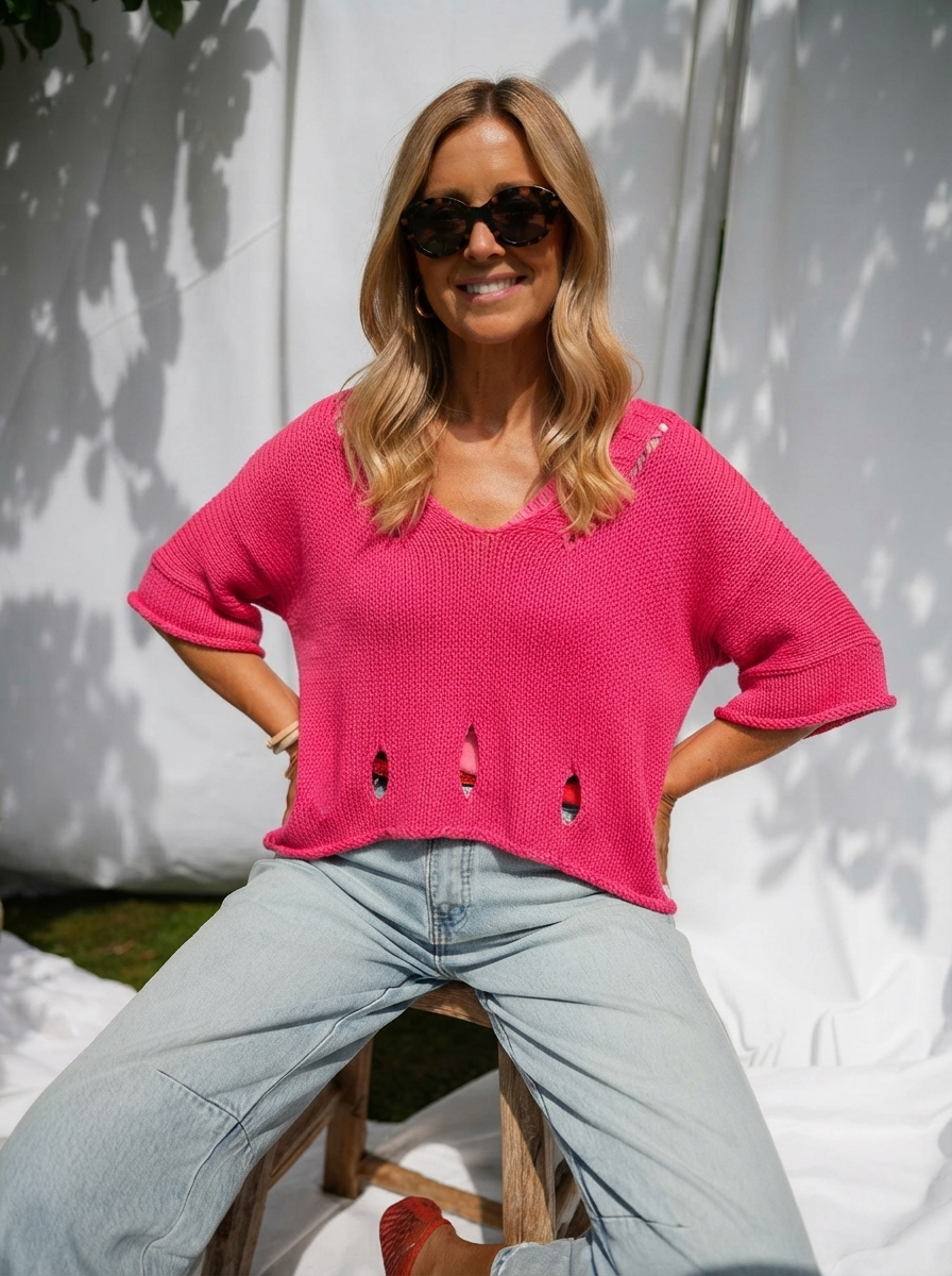 Natalie Cotton Short Knit-2