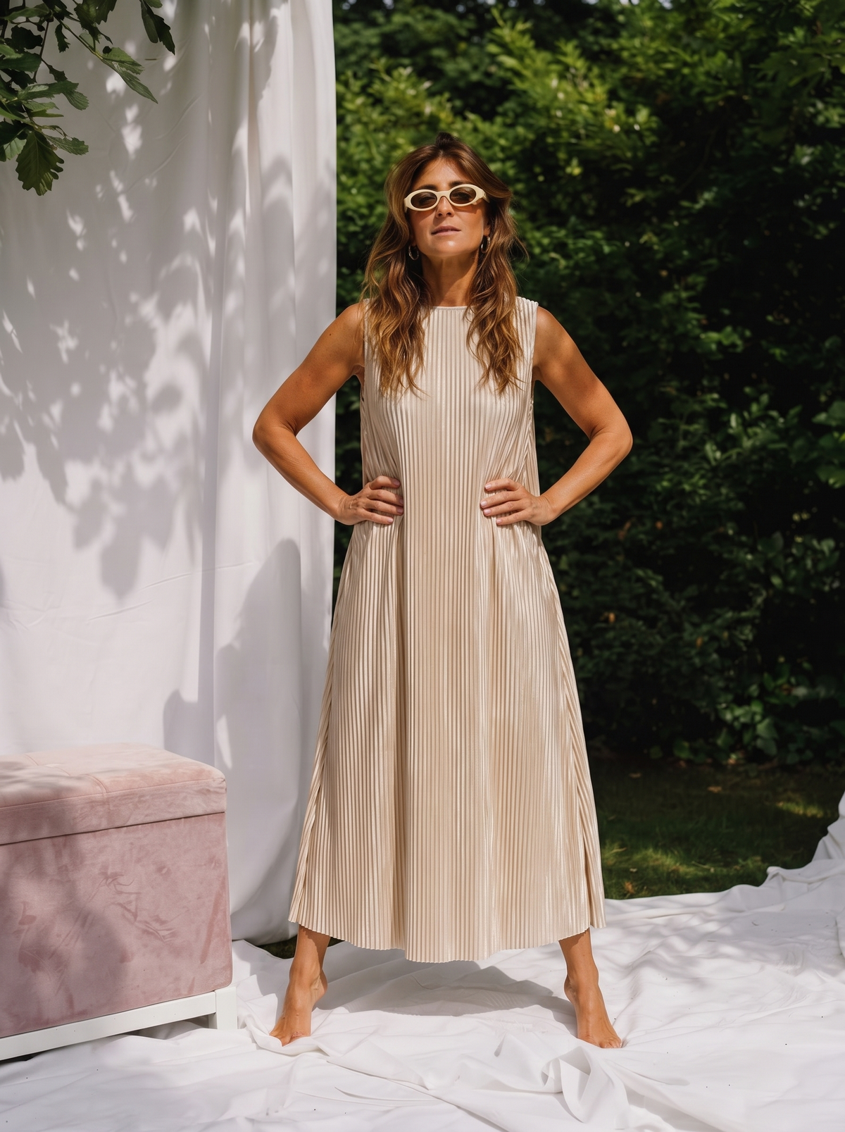 Celine Pleated Dress-5