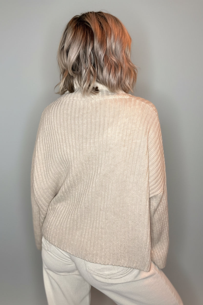 Hallie Ribbed Zip Knit-6