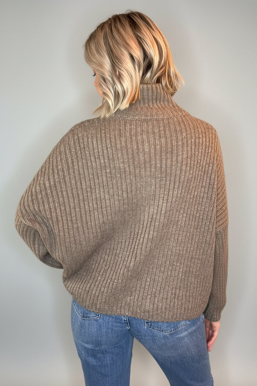 Hallie Ribbed Zip Knit-8