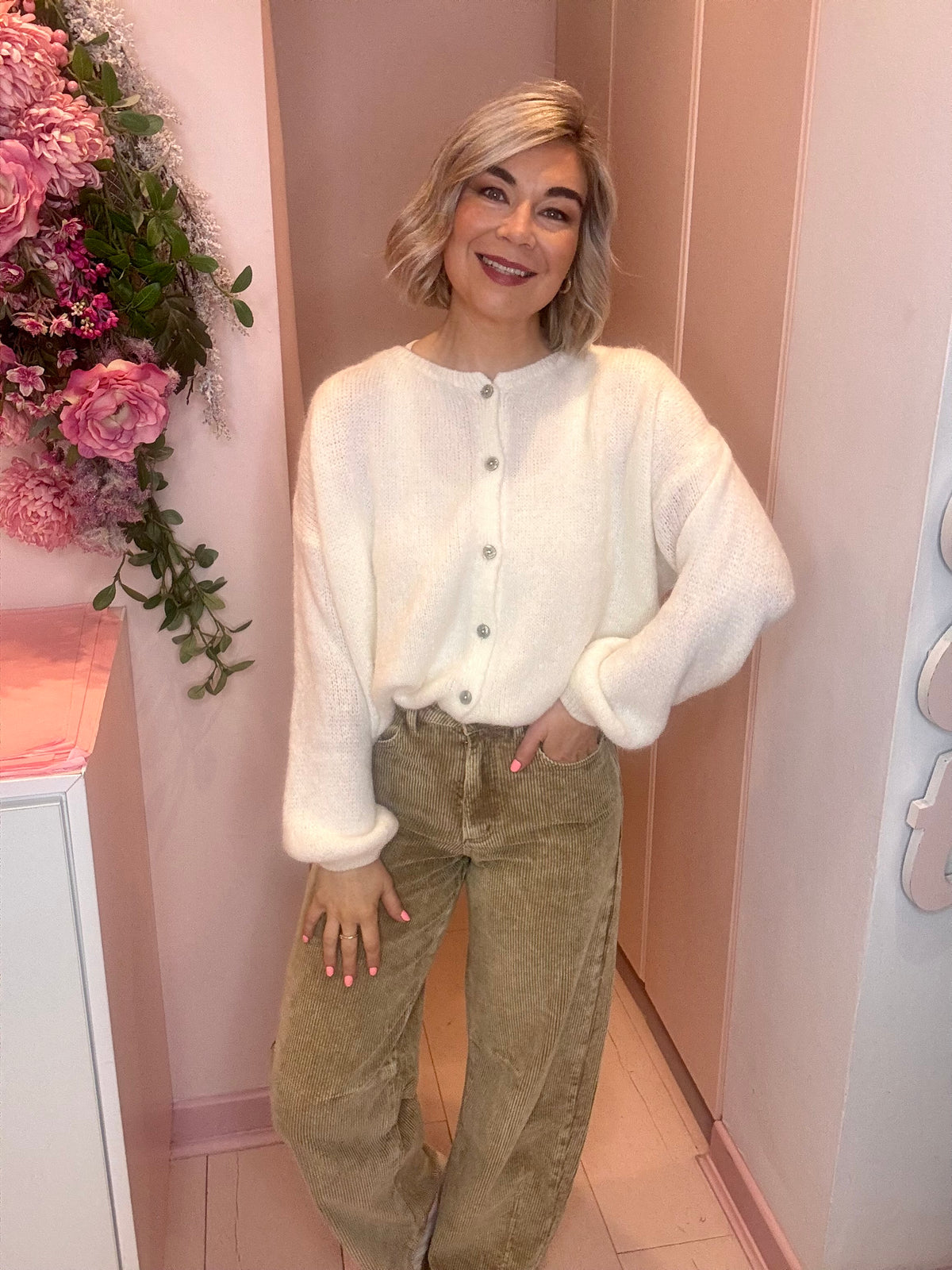 Ollie Alpaca Mix Cardigan-37