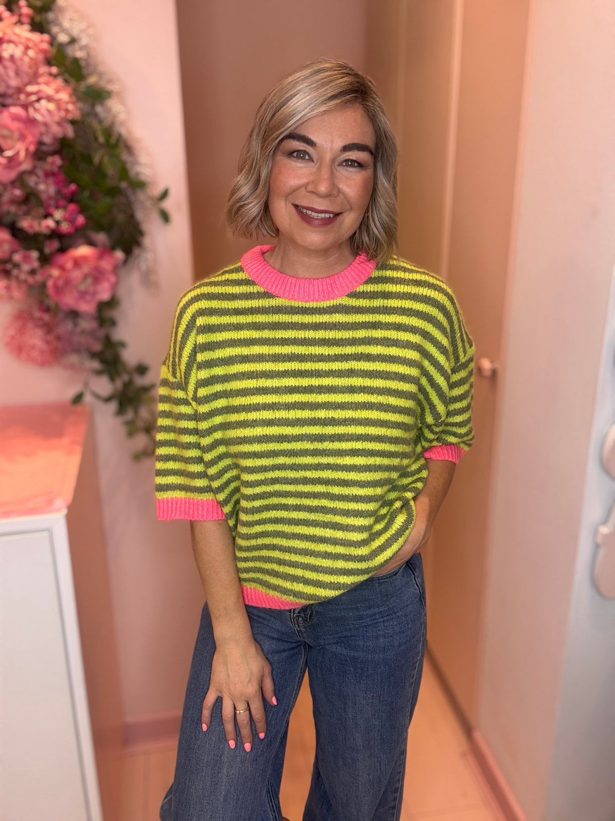 Neon Stripe Knit-2