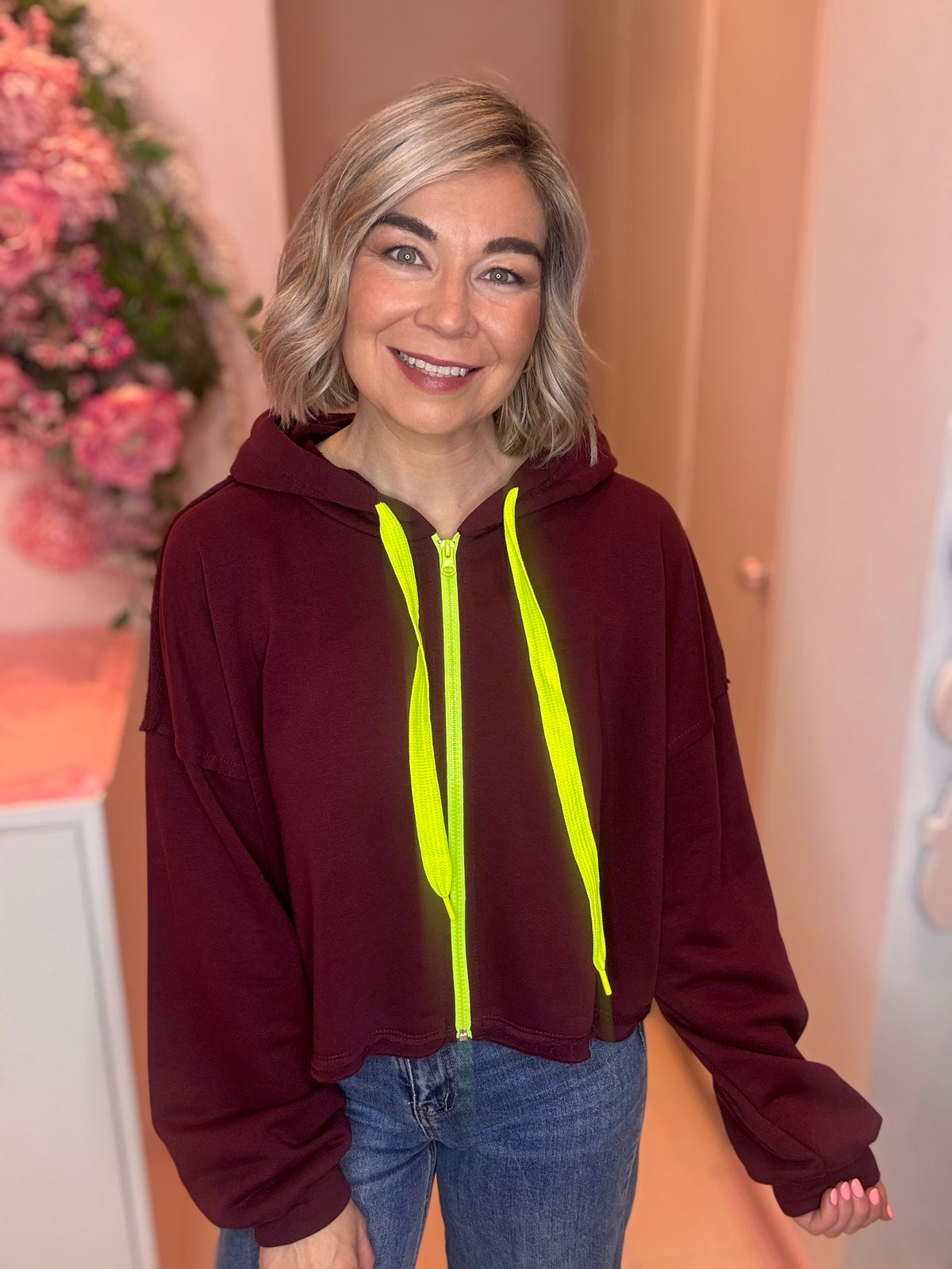 The Neon Zip Hoodie-5