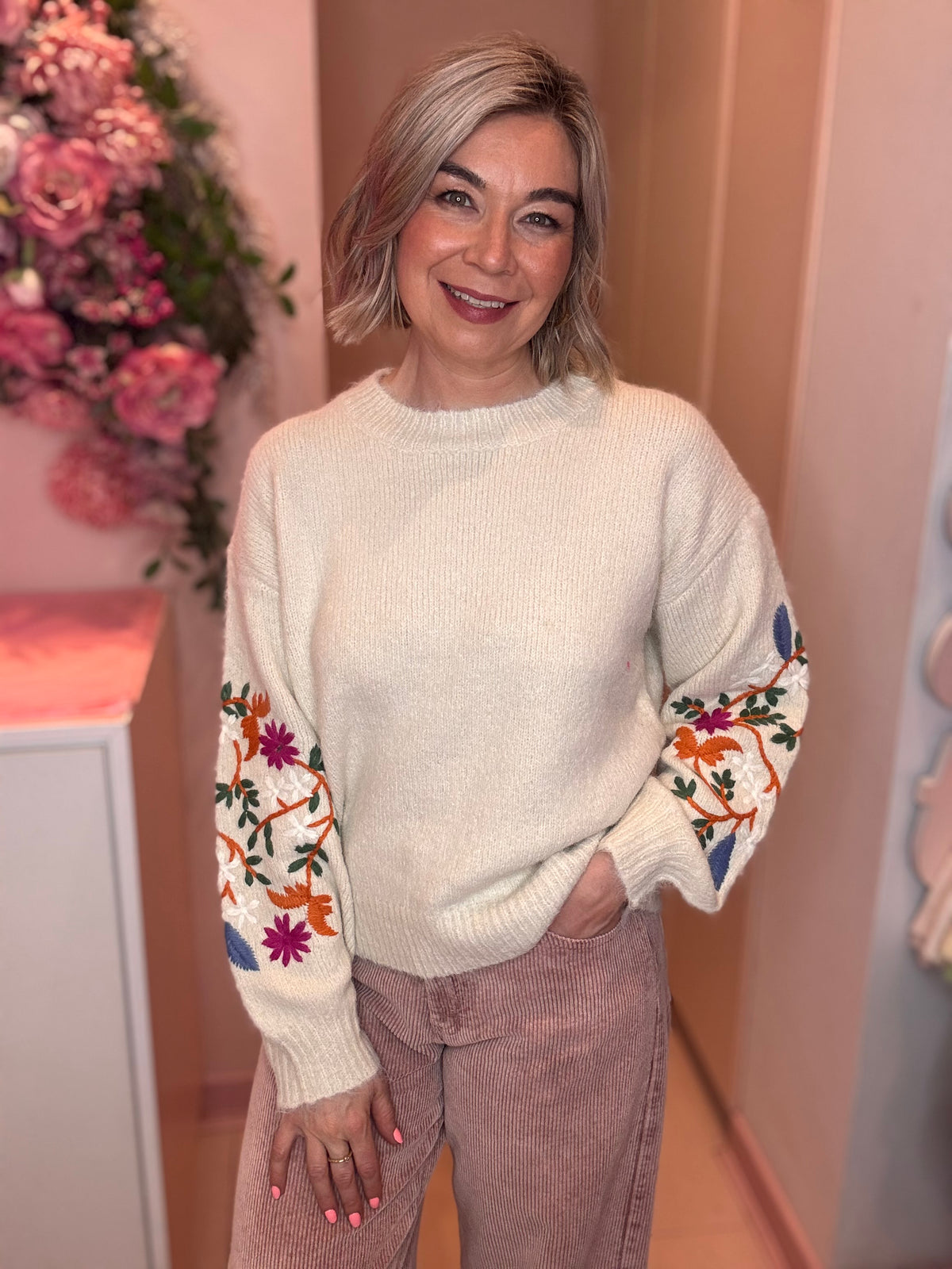 Florence Embroidered Knit-5