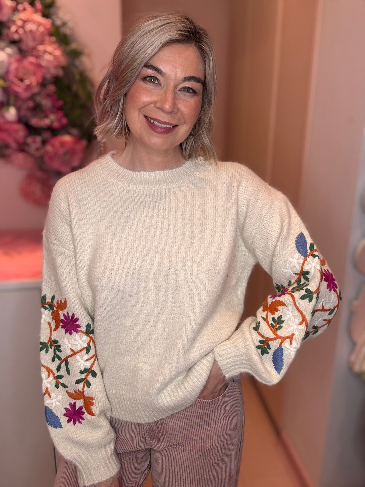 Florence Embroidered Knit-7