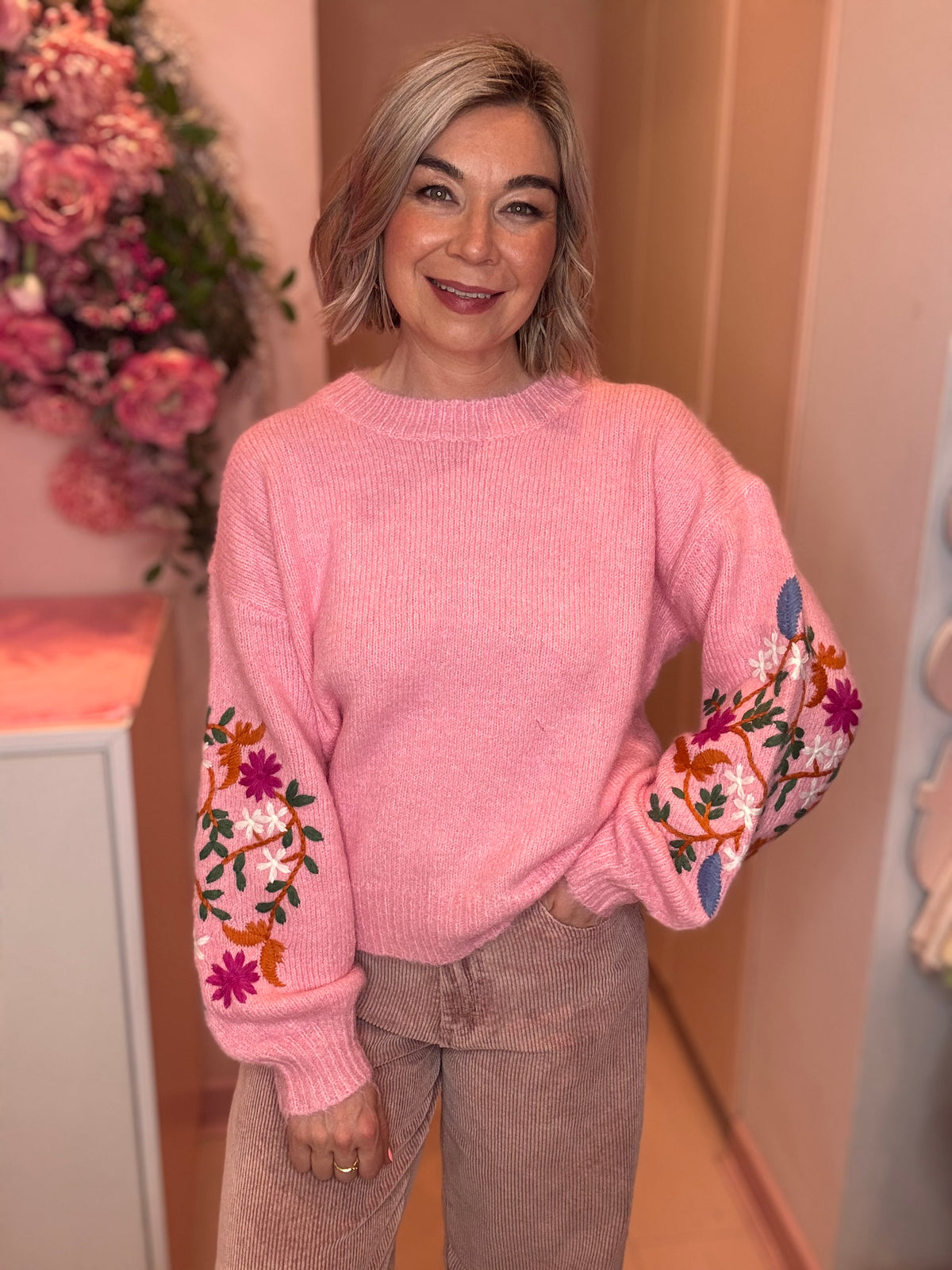Florence Embroidered Knit-2