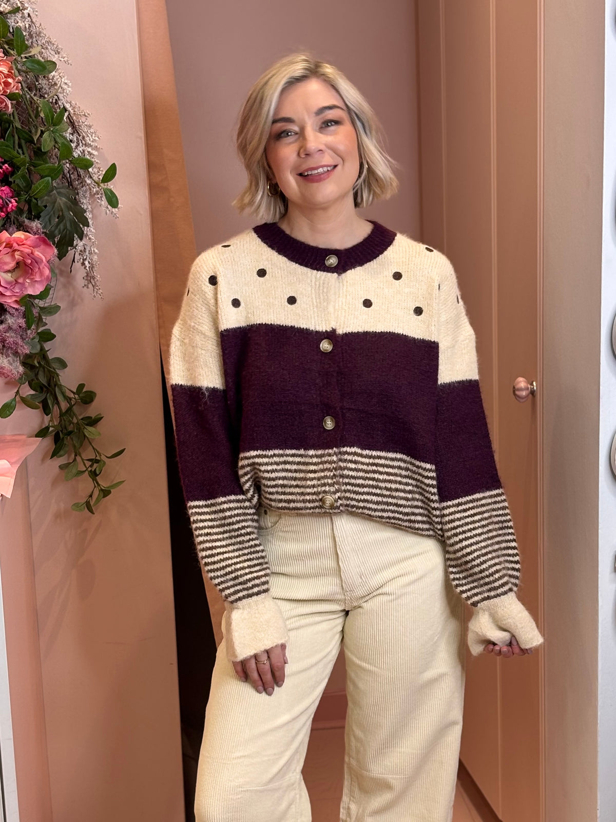 The Dot & Stripe Cardigan.-5