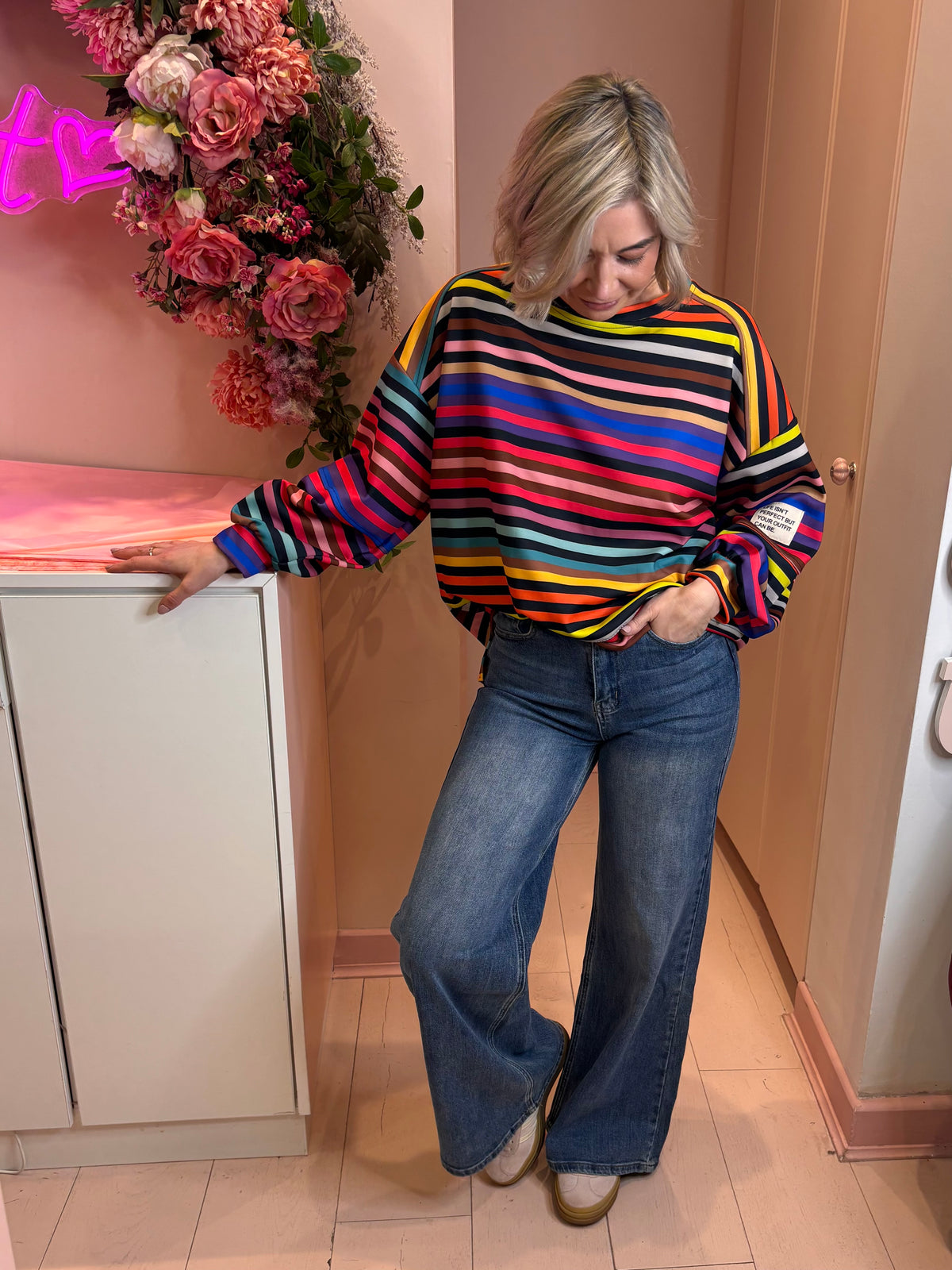 Melly Wide Leg Denim Jeans