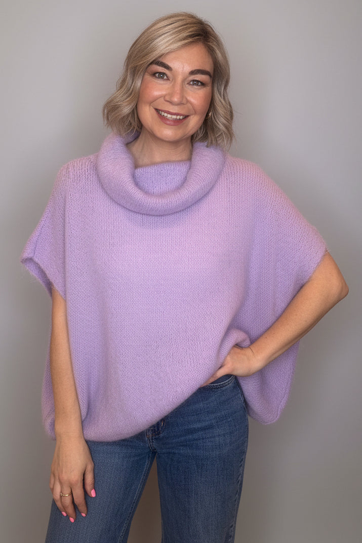 Kelsy Alpaca Knit Polo-4
