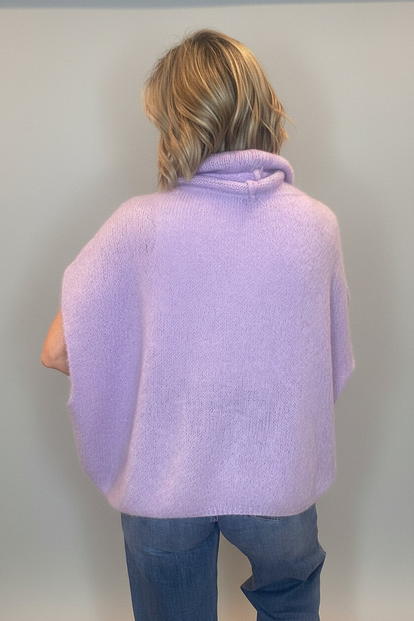 Kelsy Alpaca Knit Polo-6