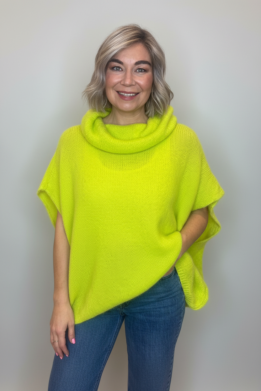 Kelsy Alpaca Knit Polo-2