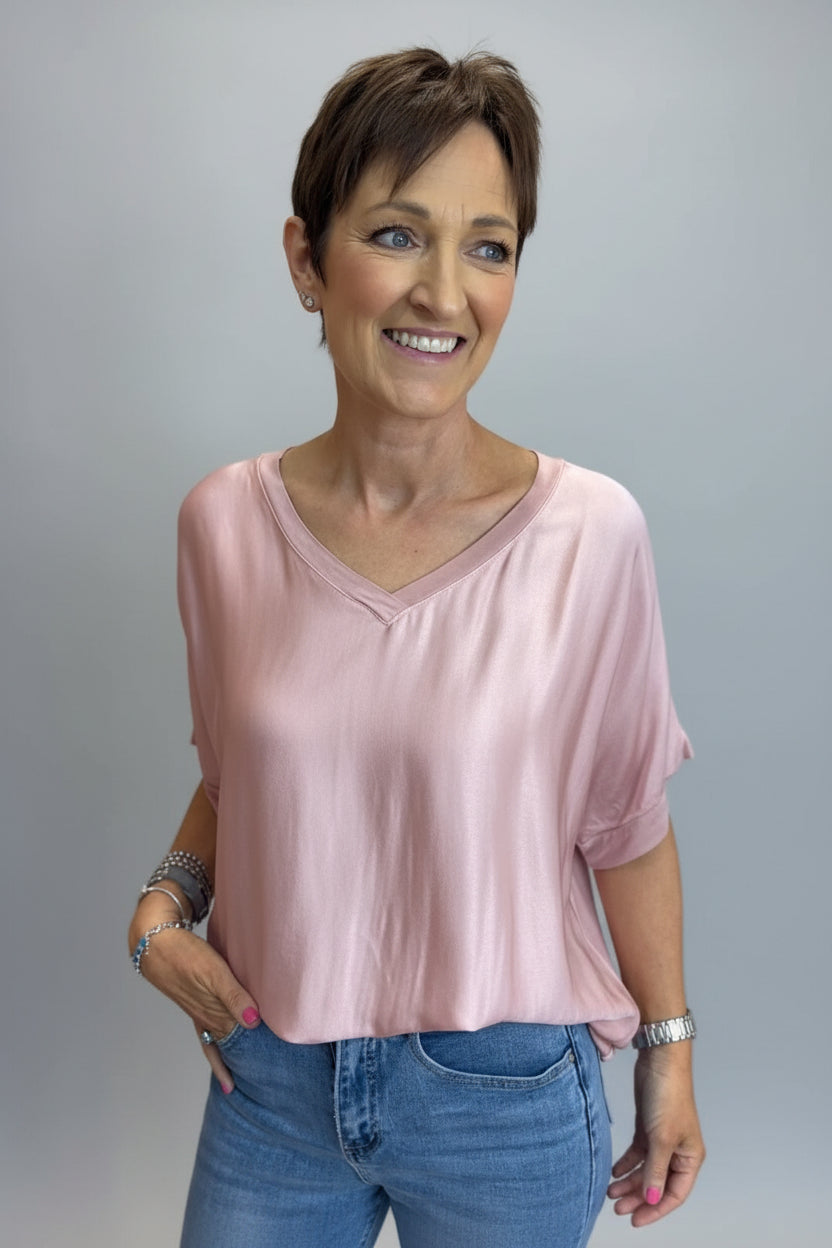 Leanne V-Neck Top-4