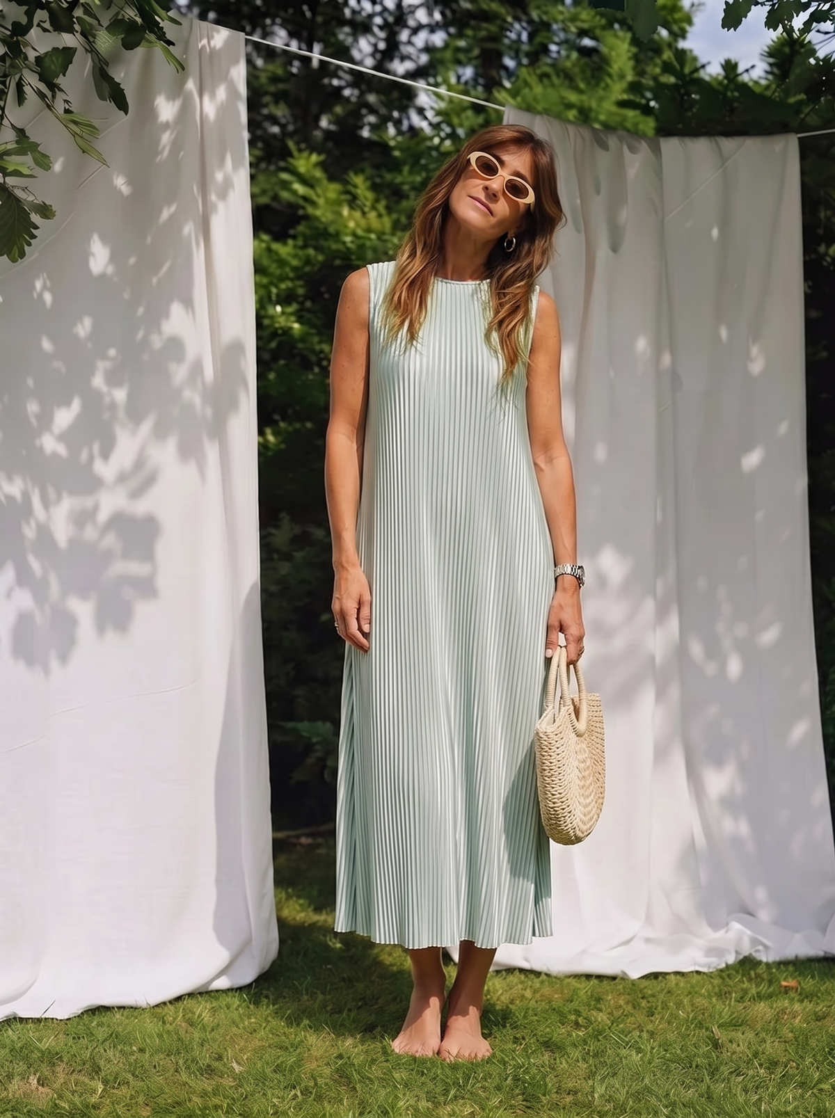 Celine Pleated Dress-10