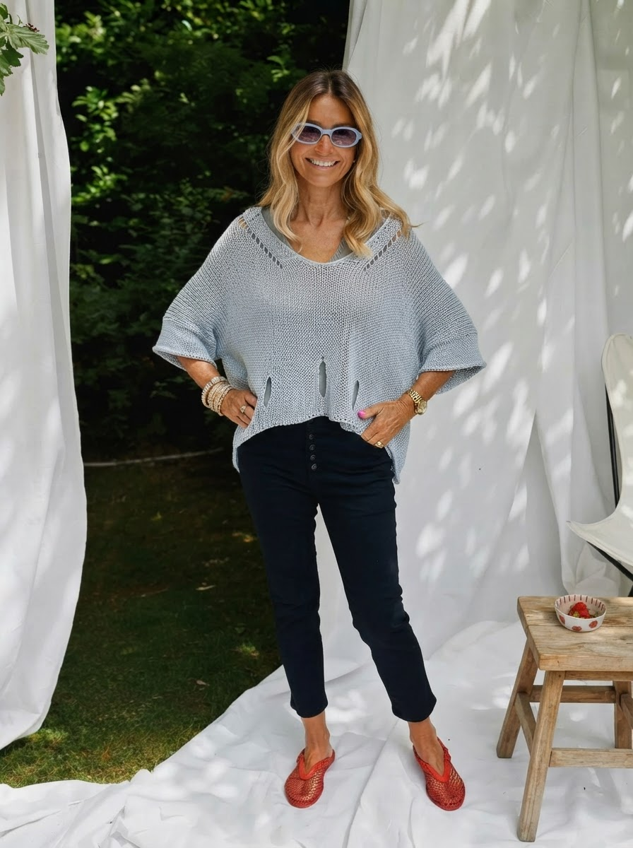 Natalie Cotton Short Knit