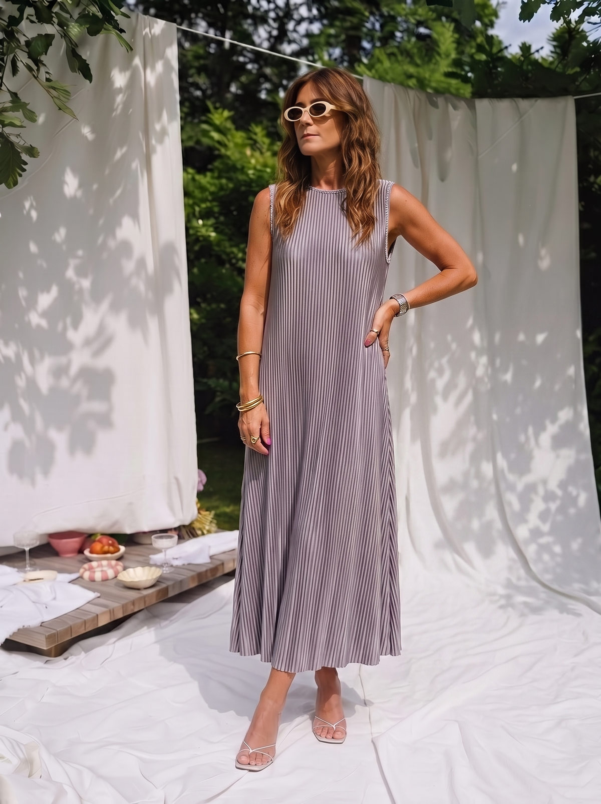 Celine Pleated Dress-8