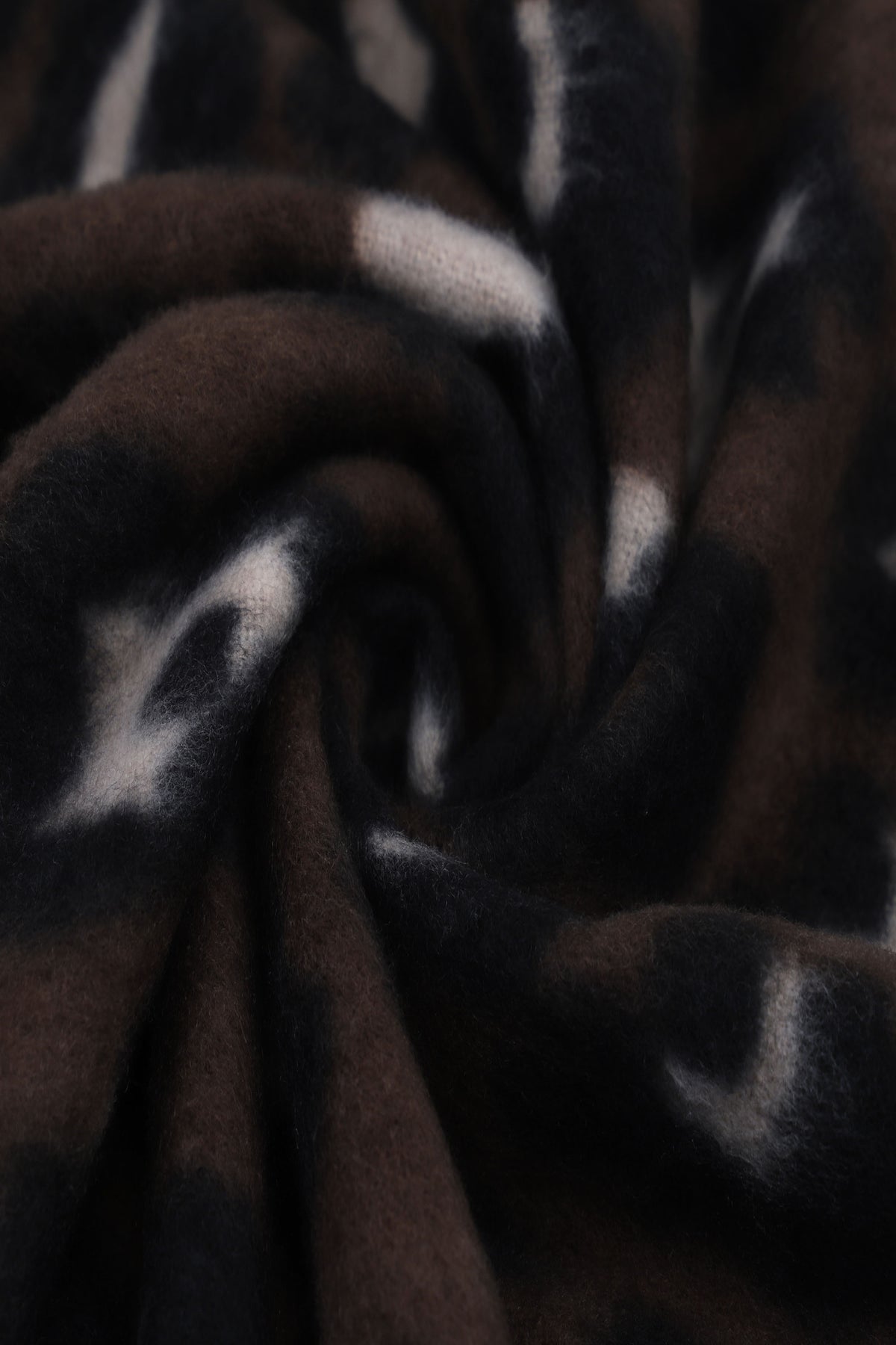 Leopard Print Wool Blend Scarf-15