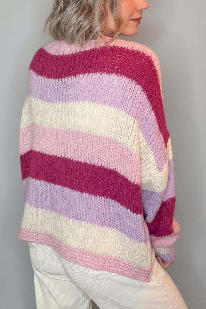 Marcie Stripe Cardigan-7