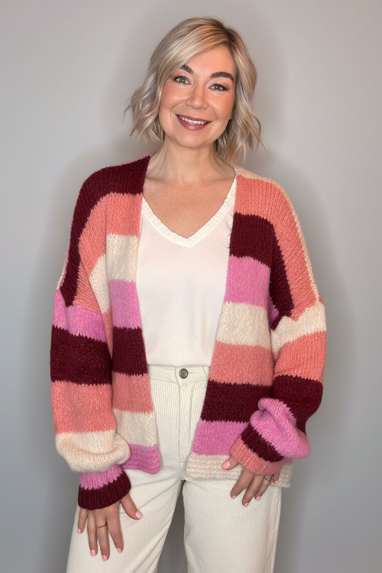 Marcie Stripe Cardigan-3