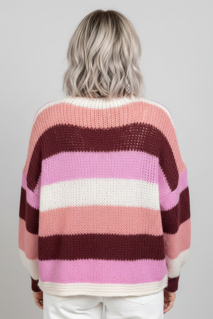 Marcie Stripe Cardigan-4