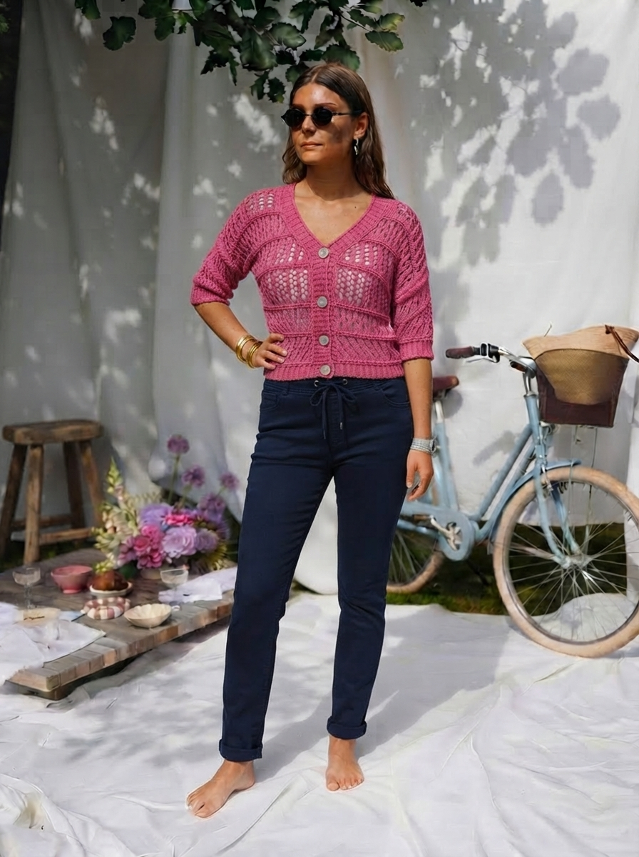 Melly Drawstring Jeans-3