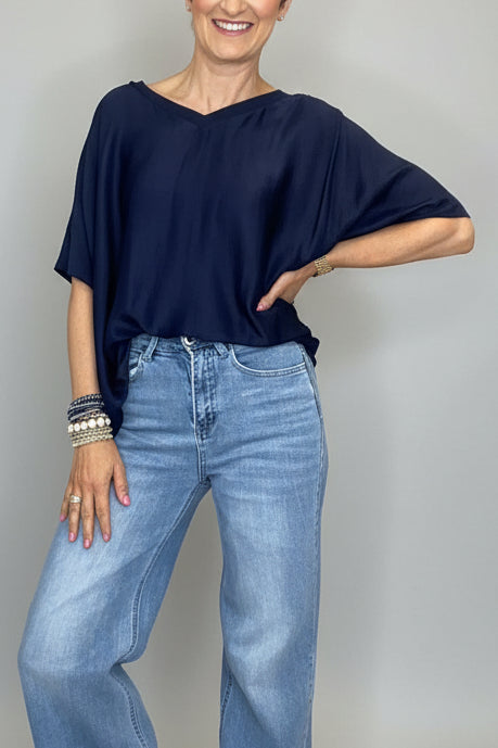 Leanne V-Neck Top-14