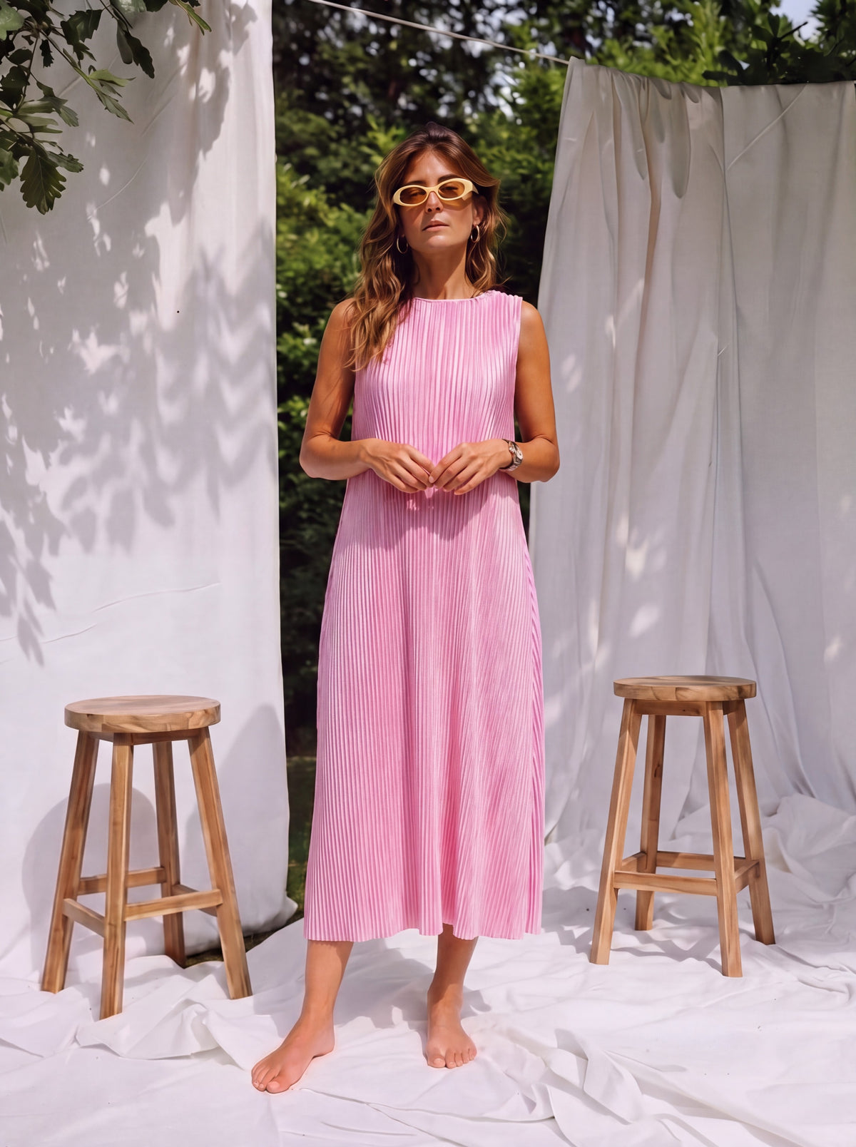 Celine Pleated Dress-14