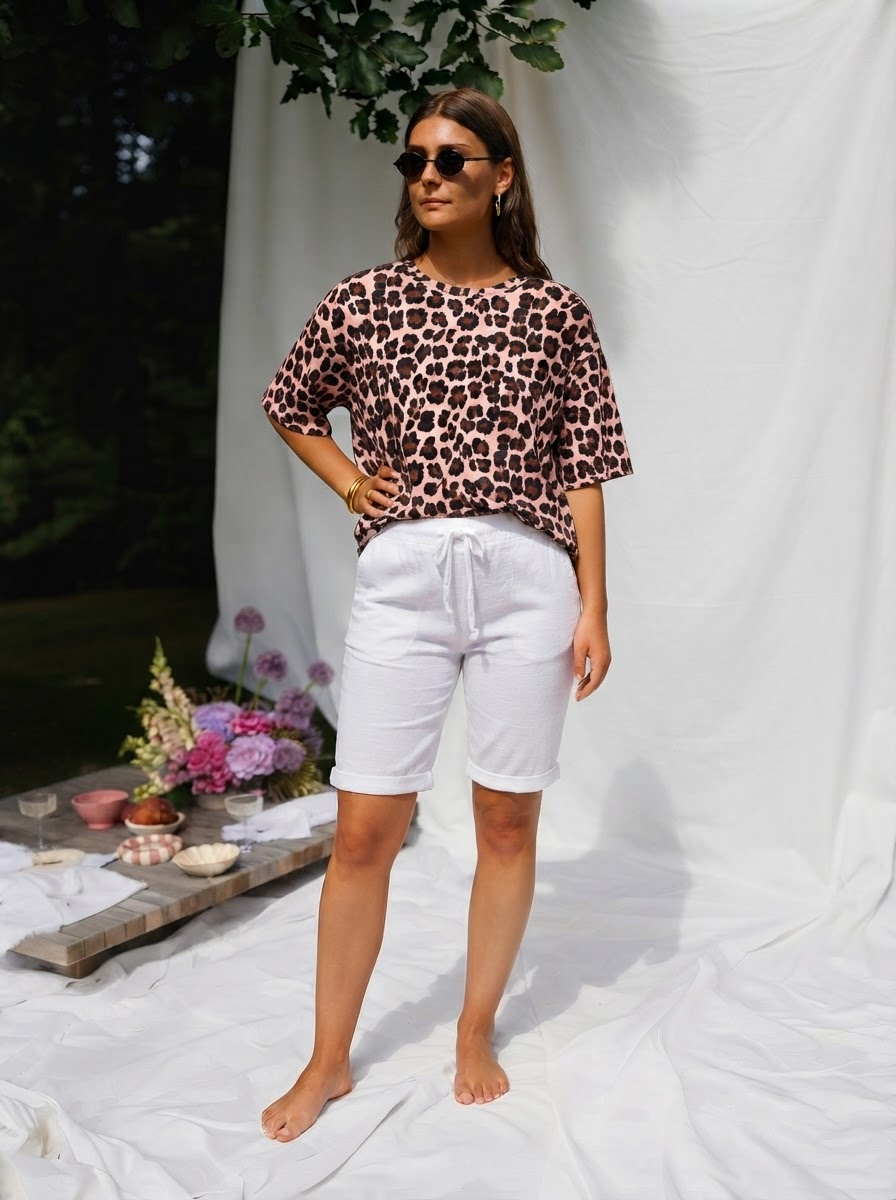 Leopard Print Relaxed Top-2