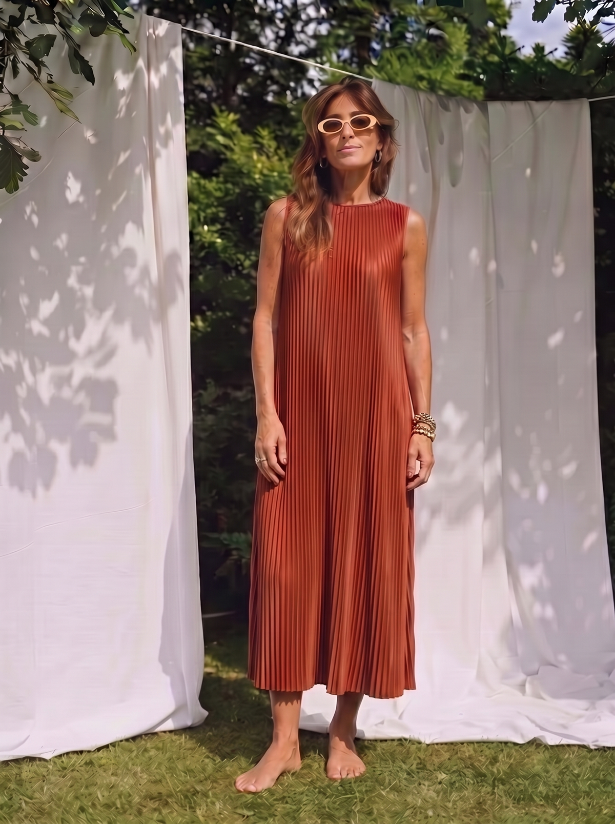 Celine Pleated Dress-7