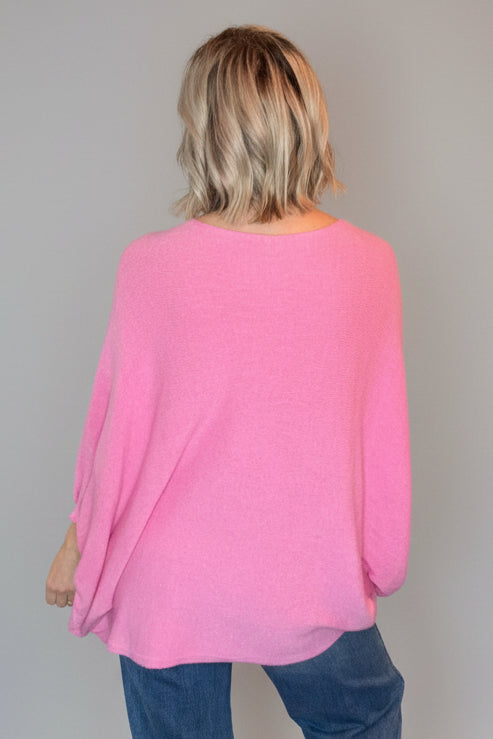 Sadie Ruched Sleeve Knit-2