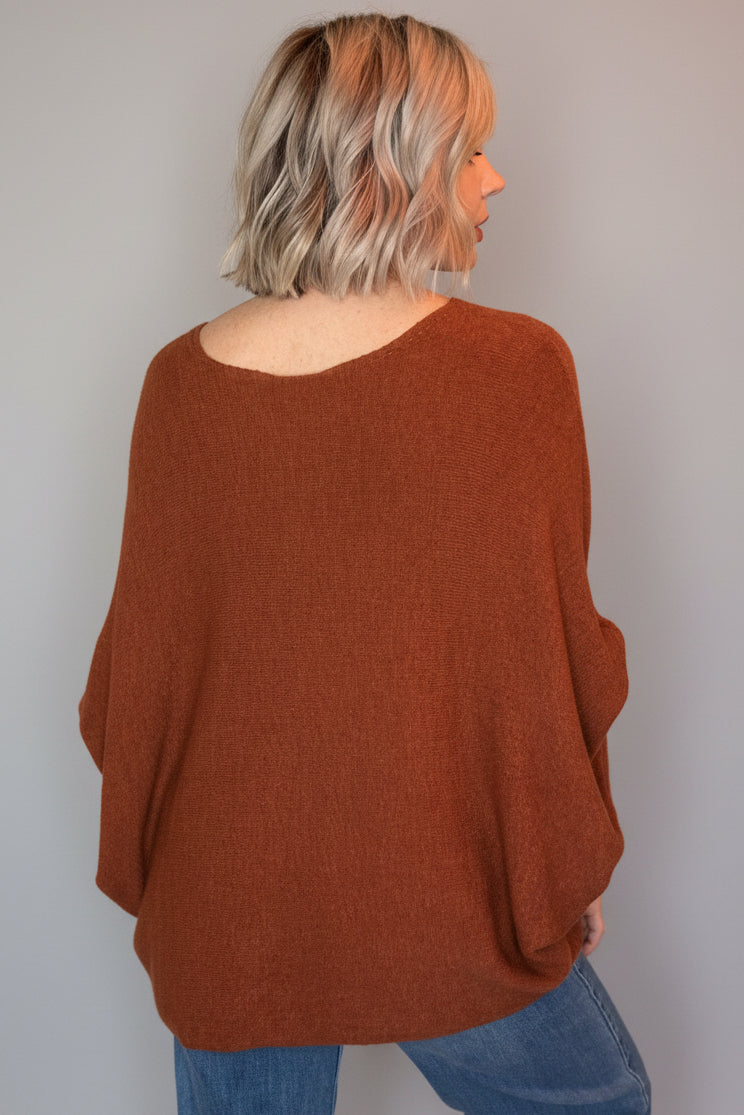 Sadie Ruched Sleeve Knit-4